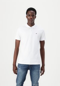 Hollister Co. Stretch Polo 3-Pack - Poloshirt - white/navy/black