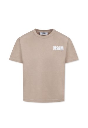 MSGM T-shirt con stampa - beige