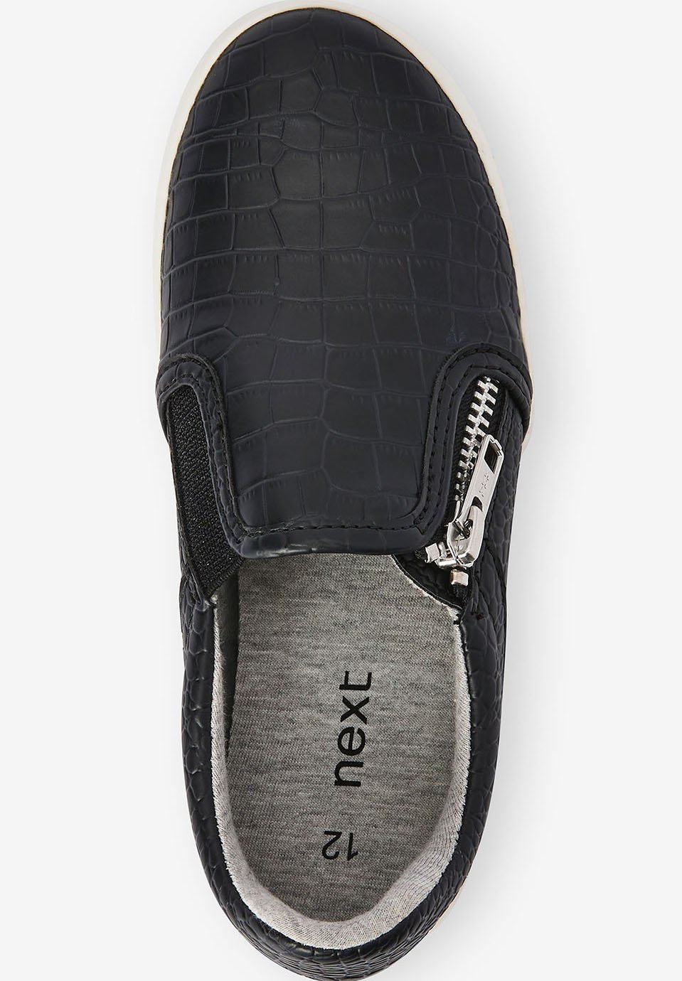 Next CROC EFFECT SKATE SHOES (OLDER) - Scarpe senza lacci - black/nero -  Zalando.it