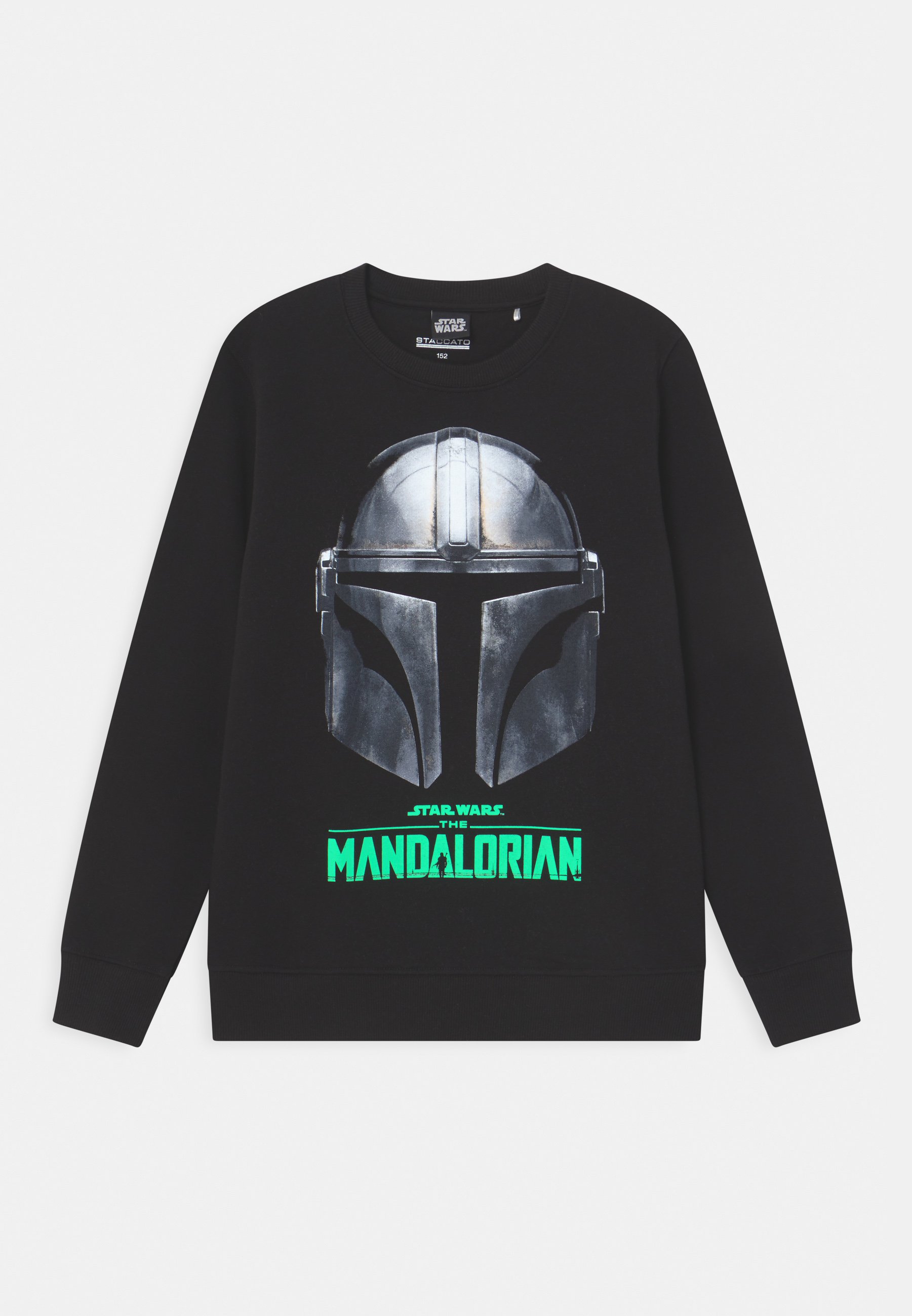 Staccato STAR WARS THE MANDALORIAN GLOW IN THE DARK - Sudadera -  black/negro - Zalando.es