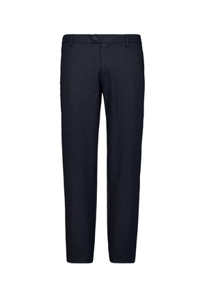NO EXCESS, KNITTED TRAVEL CHINO - Stoffhose - dark night