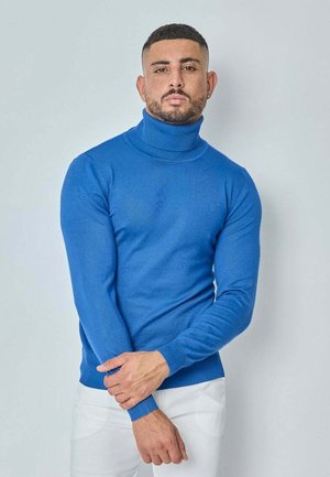 FRILIVIN COL ROULÉ - Pullover - bleu