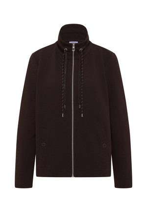 Cecil, LANGARM JACKE MIT OTTOMAN STRUKTUR - Gilet - truffle brown