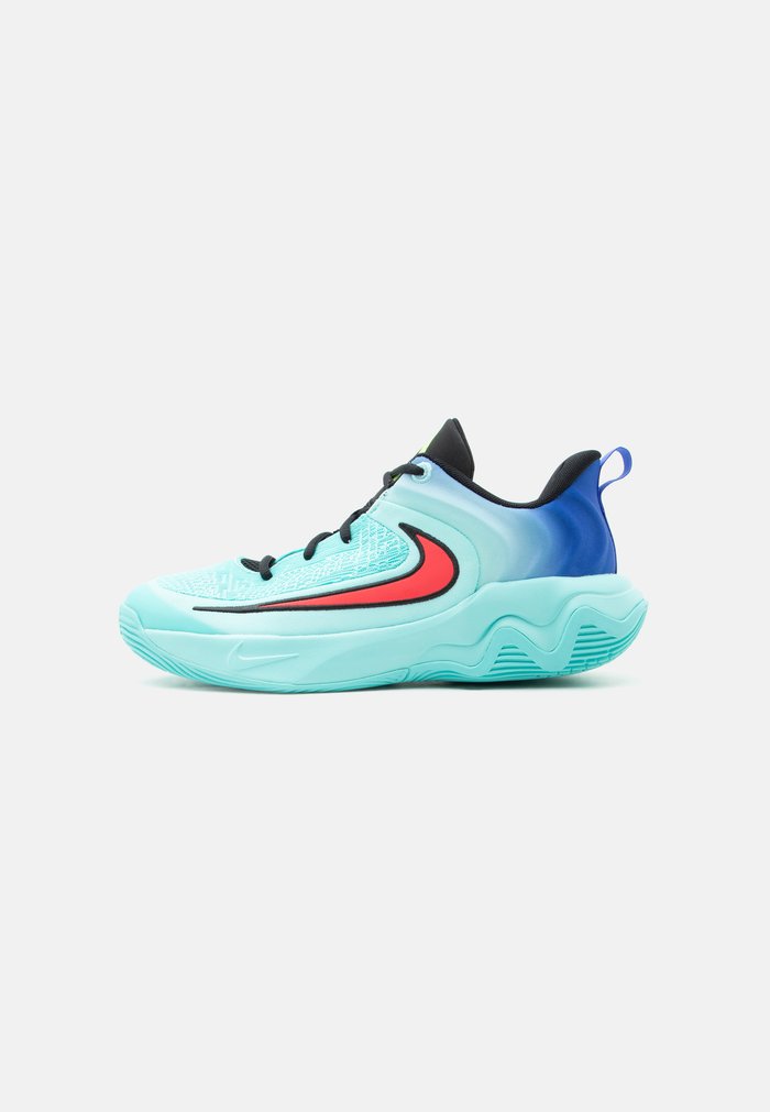 Nike GIANNIS IMMORTALITY 4 UNISEX - Basketball shoes - light aqua/bright crimson/black/racer blue/volt