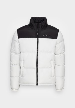 CONTRAST PUFFER JACKET - Veste d'hiver - white