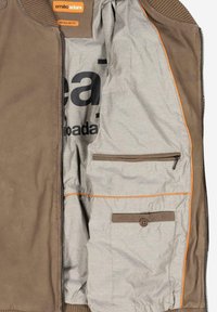 Emilio Adani Lederjacke - dunkelbraun