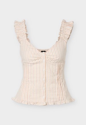 Gina Tricot, FRILL - Débardeur - peach