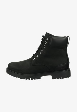 Clarks, Schnürstiefelette - black leather