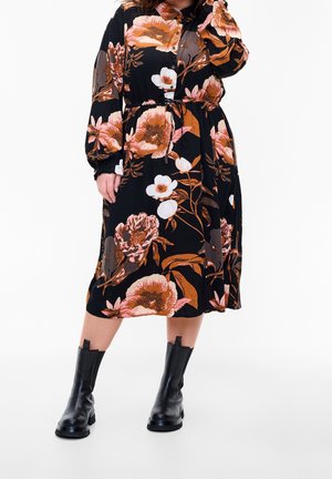 Blusenkleid - black