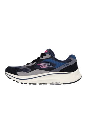 GO RUN CONSISTENT 2.0 RETRO STRIDE - Zapatillas - schwarz   marineblau