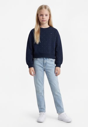 Tommy Hilfiger FESTIVE STUD RELAXED FLEECE SWEATSHIRT - Φούτερ - dark night navy