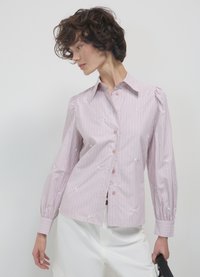 Calliope RICAMI PERLE - Camicia - var rosa cipria