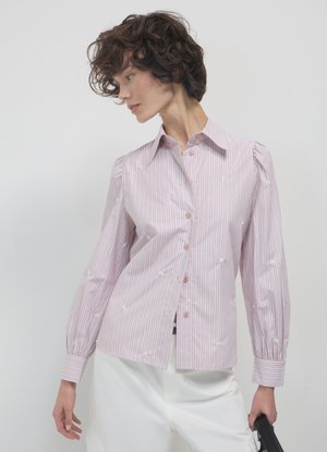 Calliope RICAMI PERLE - Camicia - var rosa cipria