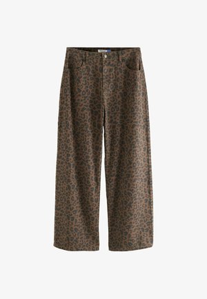 Next REGULAR FIT - WIDE - Stoffhose - leopard print