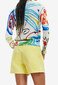 Desigual Stickad tröja - white