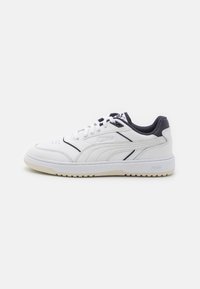 Puma - DOUBLECOURT  - Sporta apavi - white/new navy Miniatūras attēls 1