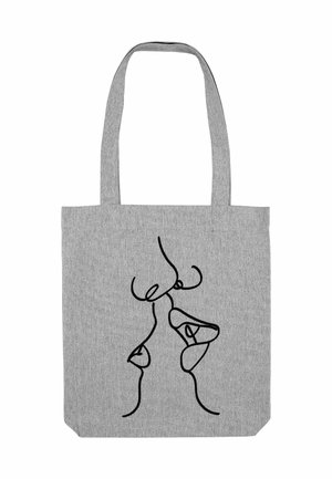 KISS PRINT - Cabas - mottled grey