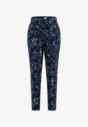Cecil, MID-WAIST SLIM-LEG PANTS IN A LOOSE FIT - Pantalon classique - urban dark blue