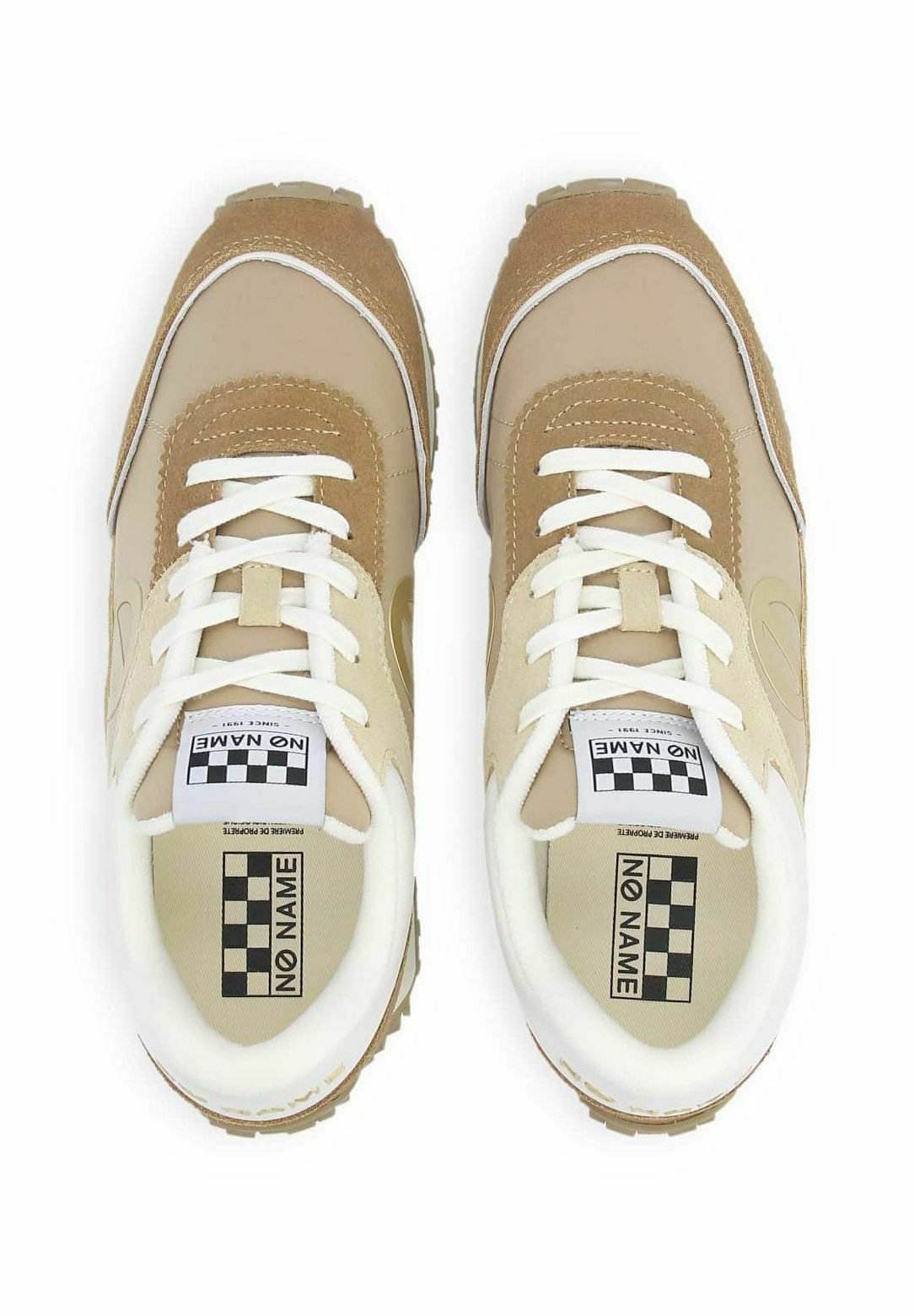 No Name À LACETS PUNKY JOGGER - Baskets basses - sable nuts sable