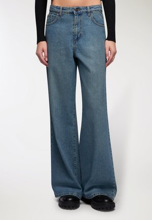 Jeans baggy - blu denim medio