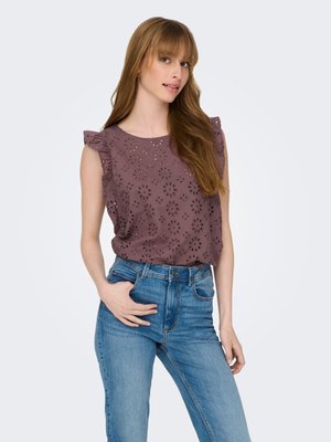 JDY, NORMAL GESCHNITTEN RUNDHALS VOLUMINÖSER ARMSCHNITT - Blouse - rose brown