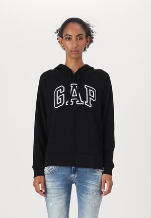 HERITAGE - Zip-up sweatshirt - true black