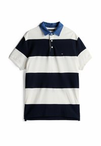 RUGBY STRIPE  - Polo - ivory petal desert sky