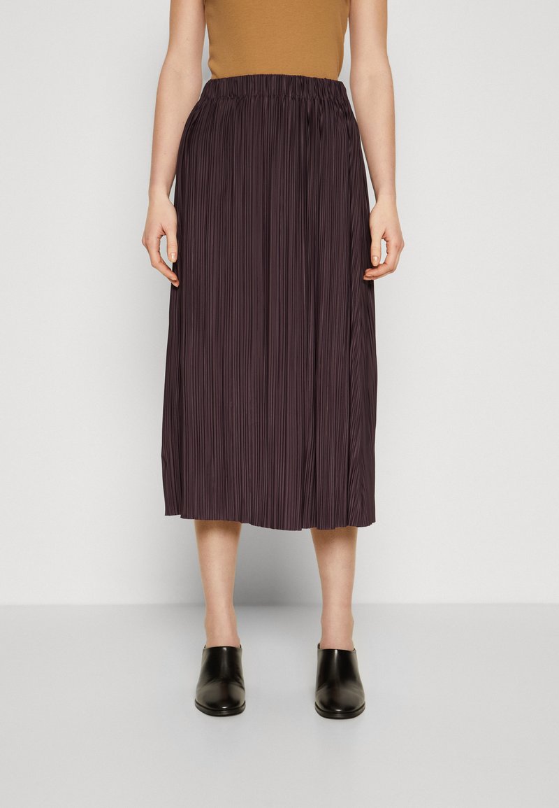 Samsøe Samsøe UMA - sukňa v tvare A - plum perfect