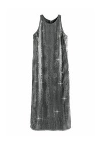 Next TALL SEQUIN RACER MIDI - Juhlamekko - silver