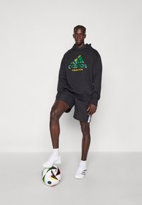 adidas Performance JAMAICA JFF SZN DK HOODIE - Džemperis ar kapuci - black