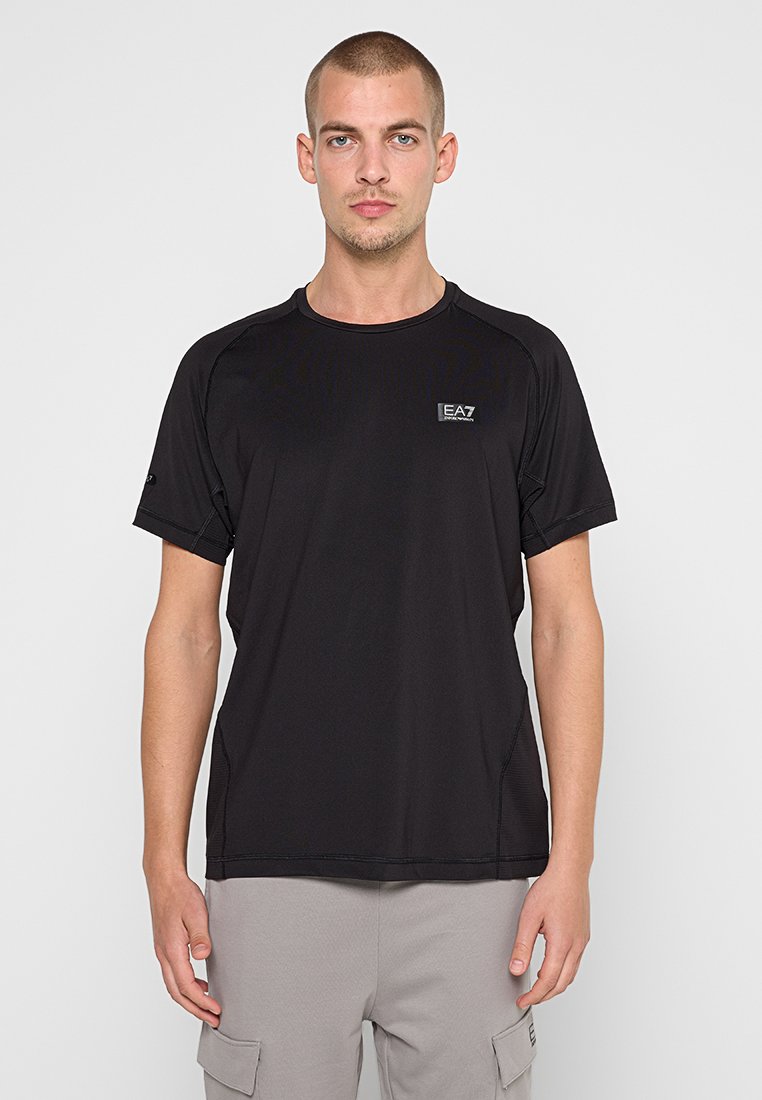 EA7 Emporio Armani T-shirt print zwart