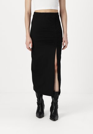 Noisy May NMDESTINY RUCHING SKIRT  - A-line skirt - black