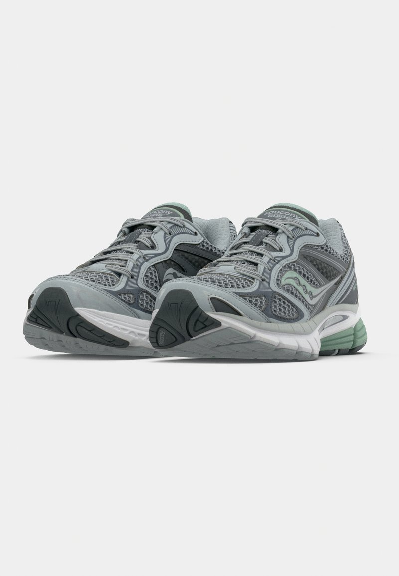 Baskets Saucony Prestige TR - Gris Avec Accents Marine/Lime - Taille US 8.5 Femme