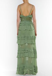 True Decadence THE SOPHIA  PLUNGE FRONT TIERED RUFFLE - Festklänning - sage green
