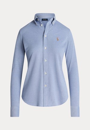 LONG SLEEVE BUTTON FRONT  - Skjortebluse - bastille blue