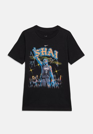 NBA CE PLAYER TEE OKLAHOMA CITY THUNDER UNISEX - Equipación de clubes - black