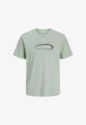 Jack & Jones, Printed - T-shirt imprimé - aqua gray