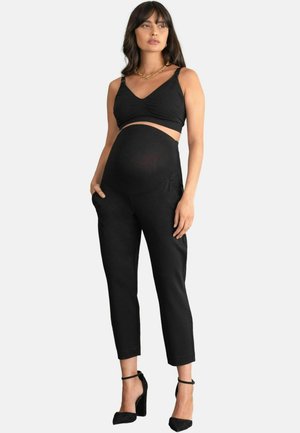 REGULAR FIT - MATERNITY WORK - Pantalon classique - black