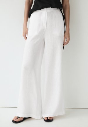 Massimo Dutti Bukser - white
