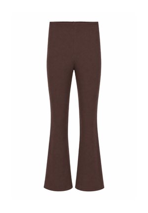OH APRIL, TIA BOOTCUT LEGGINGS - Leggings - dark brown