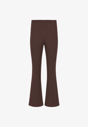 OH APRIL, TIA BOOTCUT LEGGINGS - Leggings - dark brown