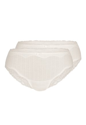 JACQUARD 2ER PACK - Slip - ivory