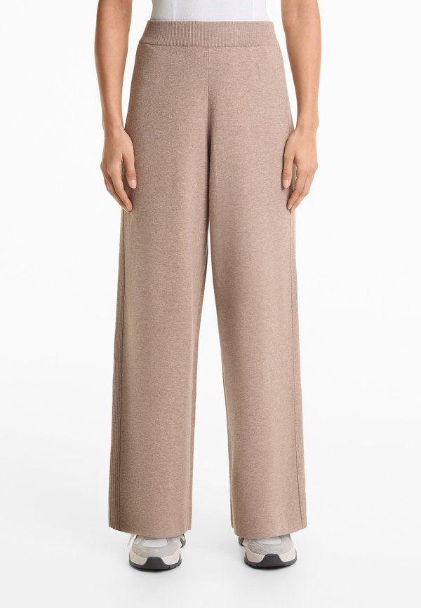 SIDE RIB STRAIGHT-LEG KNIT - Jogginghose