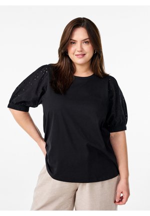 Zizzi Lihtne T-särk - black