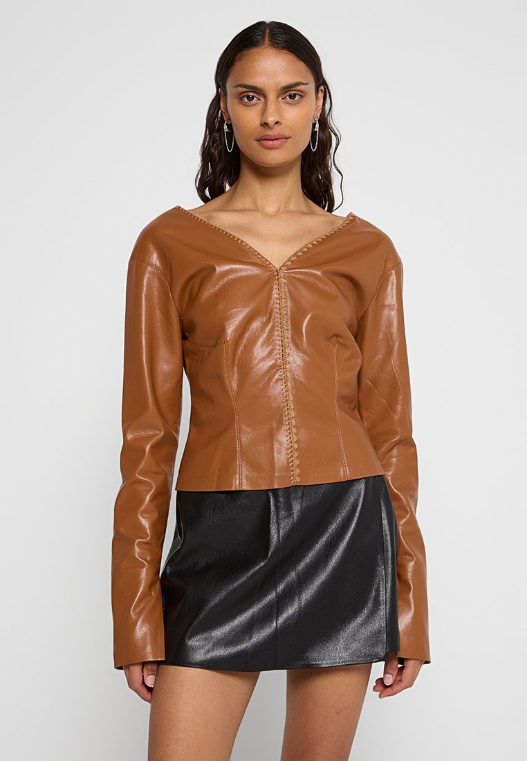 Nanushka Blouse bruin
