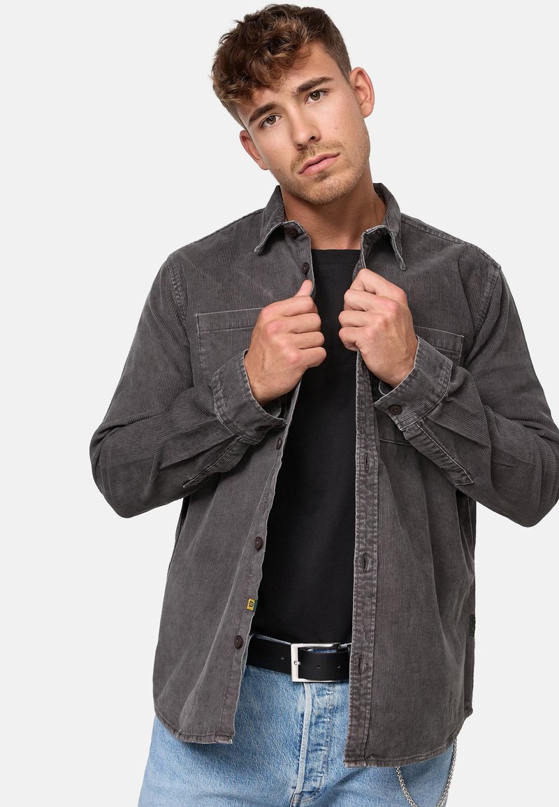 INDICODE JEANS THYGE - Overhemd - raven