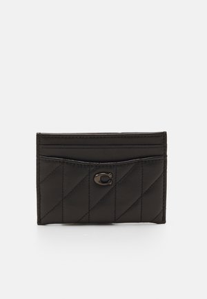 COACH ESSENTIAL QUILTED PILLOW CARD CASE - Maks - black