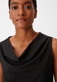 comma CRÊPE - Top - schwarz