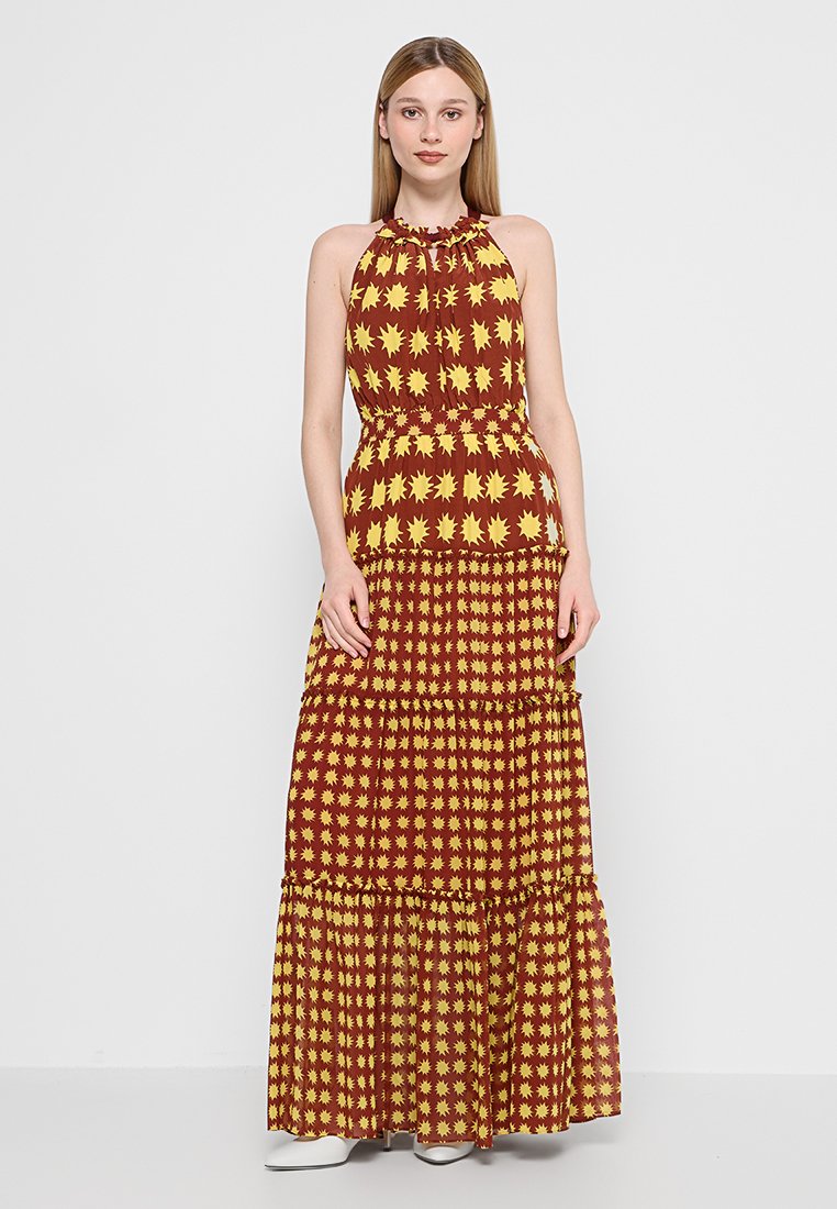Diane von Furstenberg Maxi-jurk bruin