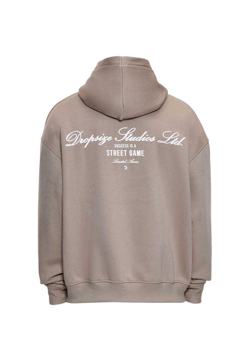 Dropsize HEAVY STUDIOS - Sweat à capuche - simply taupe/taupe - ZALANDO.FR